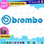 Fits Brembo Decals Stickers Vinyl Brake Wheel Caliper Part Tunning JDM Drif - Image 11