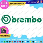 Fits Brembo Decals Stickers Vinyl Brake Wheel Caliper Part Tunning JDM Drif - Image 13