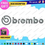 Fits Brembo Decals Stickers Vinyl Brake Wheel Caliper Part Tunning JDM Drif - Image 14