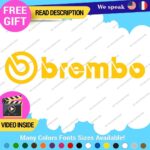 Fits Brembo Decals Stickers Vinyl Brake Wheel Caliper Part Tunning JDM Drif - Image 16