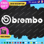 Fits Brembo Decals Stickers Vinyl Brake Wheel Caliper Part Tunning JDM Drif