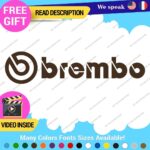 Fits Brembo Decals Stickers Vinyl Brake Wheel Caliper Part Tunning JDM Drif - Image 19