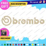 Fits Brembo Decals Stickers Vinyl Brake Wheel Caliper Part Tunning JDM Drif - Image 20