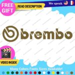 Fits Brembo Decals Stickers Vinyl Brake Wheel Caliper Part Tunning JDM Drif - Image 21