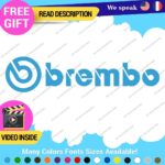 Fits Brembo Decals Stickers Vinyl Brake Wheel Caliper Part Tunning JDM Drif - Image 22