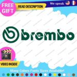 Fits Brembo Decals Stickers Vinyl Brake Wheel Caliper Part Tunning JDM Drif - Image 23