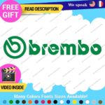 Fits Brembo Decals Stickers Vinyl Brake Wheel Caliper Part Tunning JDM Drif - Image 24