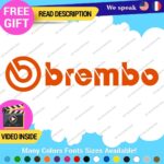 Fits Brembo Decals Stickers Vinyl Brake Wheel Caliper Part Tunning JDM Drif - Image 5