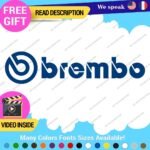 Fits Brembo Decals Stickers Vinyl Brake Wheel Caliper Part Tunning JDM Drif - Image 10