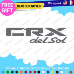 Fits Honda Decals Stickers Vinyl CRX Si SiR Door Side JDM Drift Del Sol Civic - Image 11