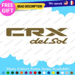 Fits Honda Decals Stickers Vinyl CRX Si SiR Door Side JDM Drift Del Sol Civic - Image 12