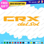 Fits Honda Decals Stickers Vinyl CRX Si SiR Door Side JDM Drift Del Sol Civic - Image 16