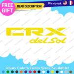 Fits Honda Decals Stickers Vinyl CRX Si SiR Door Side JDM Drift Del Sol Civic - Image 20