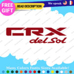 Fits Honda Decals Stickers Vinyl CRX Si SiR Door Side JDM Drift Del Sol Civic - Image 21