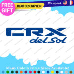 Fits Honda Decals Stickers Vinyl CRX Si SiR Door Side JDM Drift Del Sol Civic - Image 4