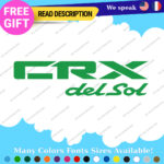 Fits Honda Decals Stickers Vinyl CRX Si SiR Door Side JDM Drift Del Sol Civic - Image 6