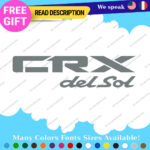 Fits Honda Decals Stickers Vinyl CRX Si SiR Door Side JDM Drift Del Sol Civic - Image 8