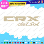 Fits Honda Decals Stickers Vinyl CRX Si SiR Door Side JDM Drift Del Sol Civic - Image 10