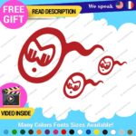 Course Sperm Decals Stickers Vinyl Car Race Drift Lowered JDM Scrape Tunning - Image 26