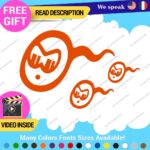 Course Sperm Decals Stickers Vinyl Car Race Drift Lowered JDM Scrape Tunning - Image 27