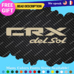 Fits Honda Decals Stickers Vinyl CRX Si SiR Door Side JDM Drift Del Sol Civic - Image 28