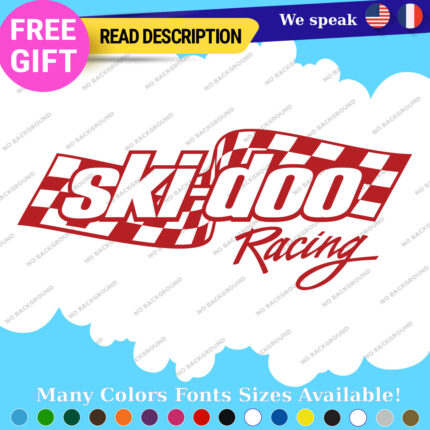 Fits Ski Doo Decals Stickers Racing Vinyl  Ski-doo Team Sled Snow Bombardier