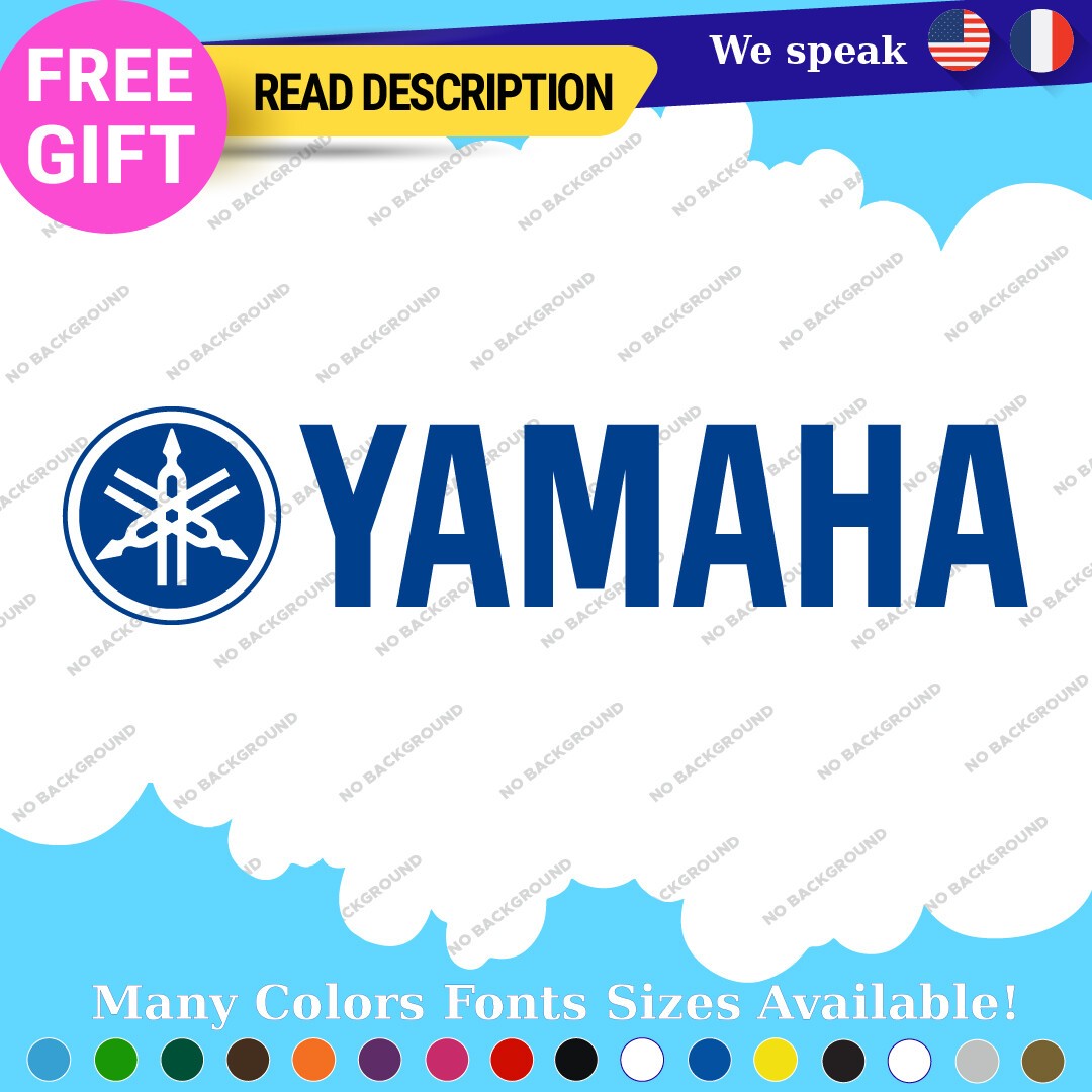 Fits Yamaha Decals Stickers Vinyl Music Motorcycle Snowmobile Motocross ATV Bike 297353858302 Fits Yamaha Decals Stickers Vinyl Music Motorcycle Snowmobile Motocross ATV Bike - Image 1
