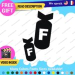 F Bomb Decals Stickers Vinyl Funny Drift Racing Tunning Car Lowered Japan Euro - Image 16