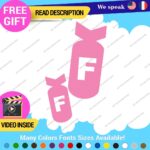 F Bomb Decals Stickers Vinyl Funny Drift Racing Tunning Car Lowered Japan Euro - Image 23