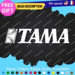 Fits Tama Decals Stickers Vinyl Bass Drum Drumming Music Band group replacement