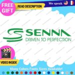 Ayrton Senna Driven Decal Sticker Vinyl Legend Formula Grand Prix Race Racing F1 - Image 13