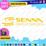 Ayrton Senna Driven Decal Sticker Vinyl Legend Formula Grand Prix Race Racing F1 - Image 16