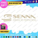 Ayrton Senna Driven Decal Sticker Vinyl Legend Formula Grand Prix Race Racing F1 - Image 21
