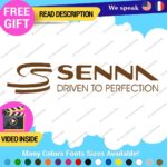 Ayrton Senna Driven Decal Sticker Vinyl Legend Formula Grand Prix Race Racing F1 - Image 24