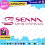 Ayrton Senna Driven Decal Sticker Vinyl Legend Formula Grand Prix Race Racing F1 - Image 5