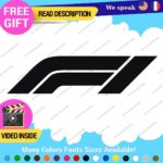 Fits Formula One 1 Decal Sticker Vinyl Legend Grand Prix Race Racing F1 Car - Image 14