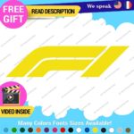 Fits Formula One 1 Decal Sticker Vinyl Legend Grand Prix Race Racing F1 Car - Image 17