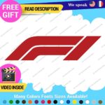 Fits Formula One 1 Decal Sticker Vinyl Legend Grand Prix Race Racing F1 Car - Image 19