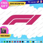 Fits Formula One 1 Decal Sticker Vinyl Legend Grand Prix Race Racing F1 Car - Image 3