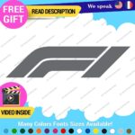 Fits Formula One 1 Decal Sticker Vinyl Legend Grand Prix Race Racing F1 Car - Image 22