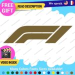 Fits Formula One 1 Decal Sticker Vinyl Legend Grand Prix Race Racing F1 Car - Image 23
