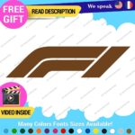 Fits Formula One 1 Decal Sticker Vinyl Legend Grand Prix Race Racing F1 Car - Image 24