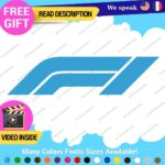 Fits Formula One 1 Decal Sticker Vinyl Legend Grand Prix Race Racing F1 Car - Image 25