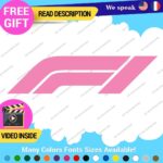 Fits Formula One 1 Decal Sticker Vinyl Legend Grand Prix Race Racing F1 Car - Image 4