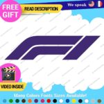 Fits Formula One 1 Decal Sticker Vinyl Legend Grand Prix Race Racing F1 Car - Image 5