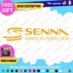 Ayrton Senna Driven Decal Sticker Vinyl Legend Formula Grand Prix Race Racing F1 - Image 27