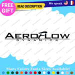 Fits Aeroflow Dynamics Stickers Vinyl Decal Air Intercooler Inlet Oil Filter Fan