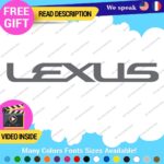 Fits Lexus Decals Stickers Vinyl Sport Racing Car  Truck Race Class SUV Caliper - Image 13