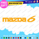 Fits Mazda 6 Decals Stickers Vinyl Emblem JDM Drift Tuning Door Fuel Rim Japan - Image 16