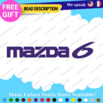 Fits Mazda 6 Decals Stickers Vinyl Emblem JDM Drift Tuning Door Fuel Rim Japan - Image 25